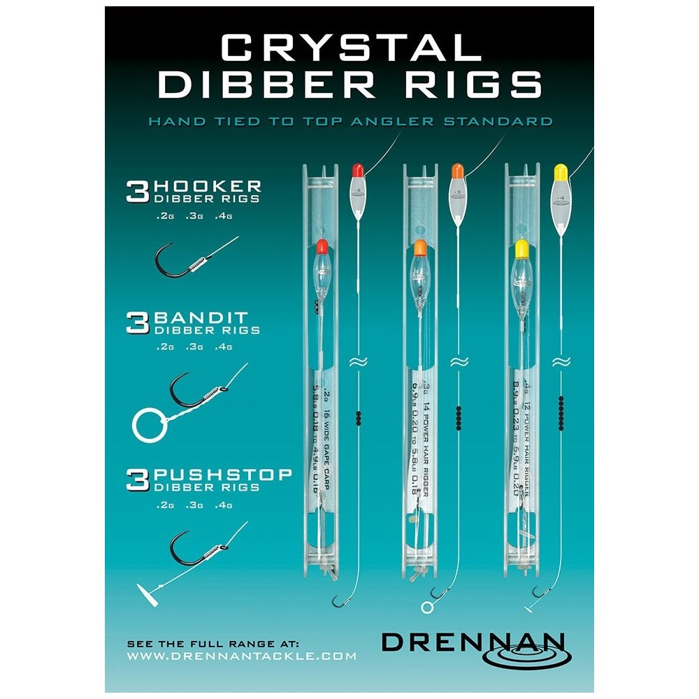 Drennan Crystal Dibber Ready Rigs Floats