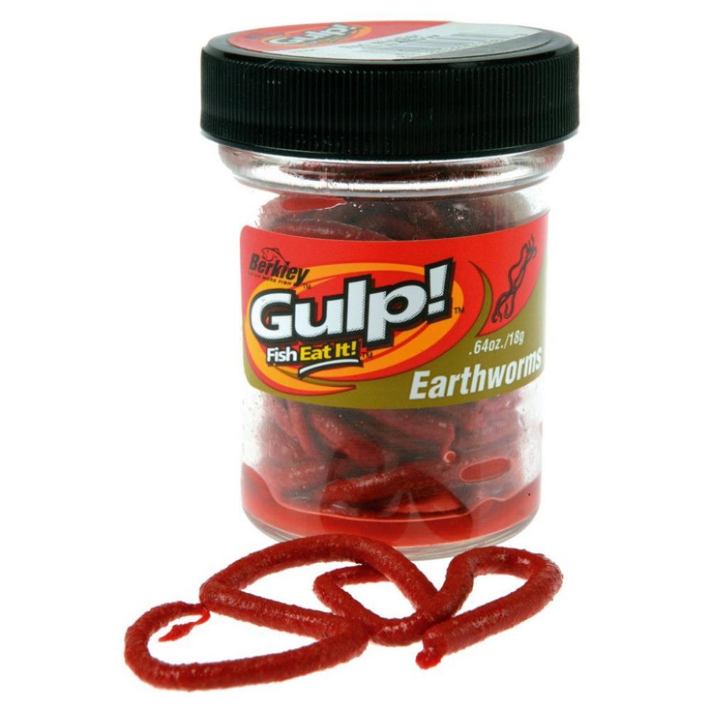 Berkley Gulp Earthworm - Red Wiggler
