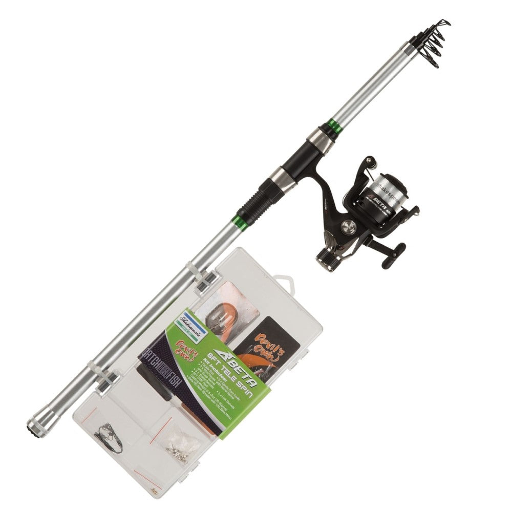 Shakespeare Challenge ST Tele Spin Ready to Fish Kit Rod and Reel