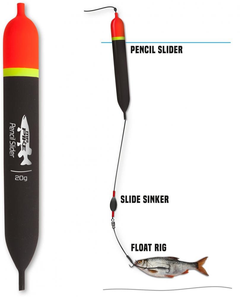 Mr Pike Pencil Slider Float