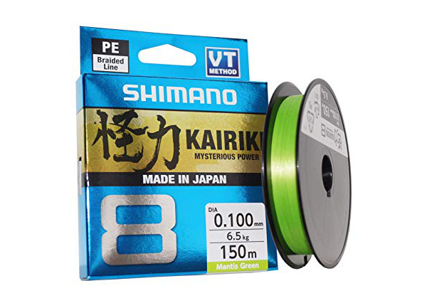 Shimano Kairiki 8 150m Mantis Green Braid