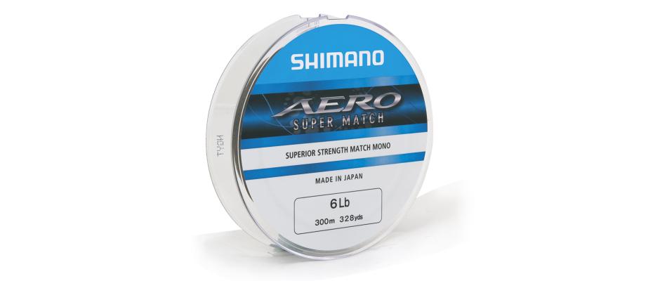 SHIMANO AERO SUPER MATCH 300M SPOOL NEW FISHING LINE MONO CHOOSE BREAKING STRAIN 
