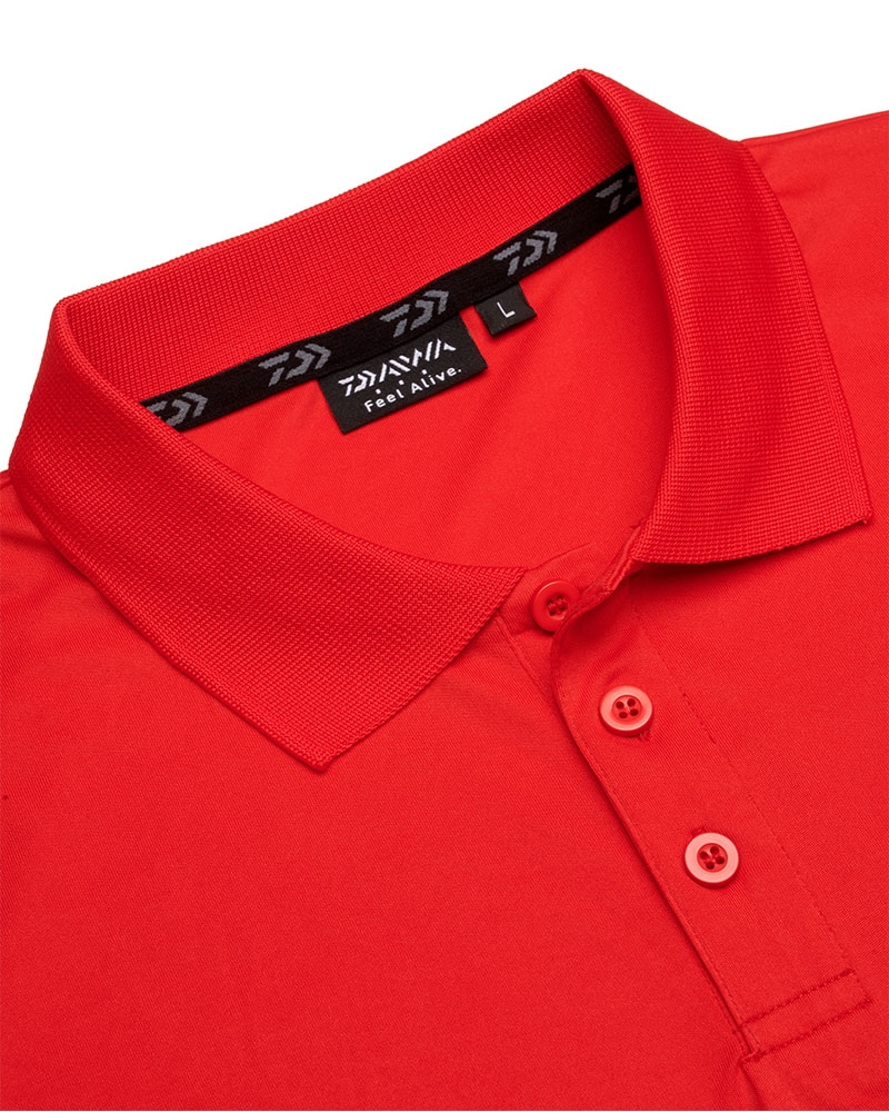 Daiwa D Vec Red Polo Shirt Clothing | BobCo Tackle, Leeds