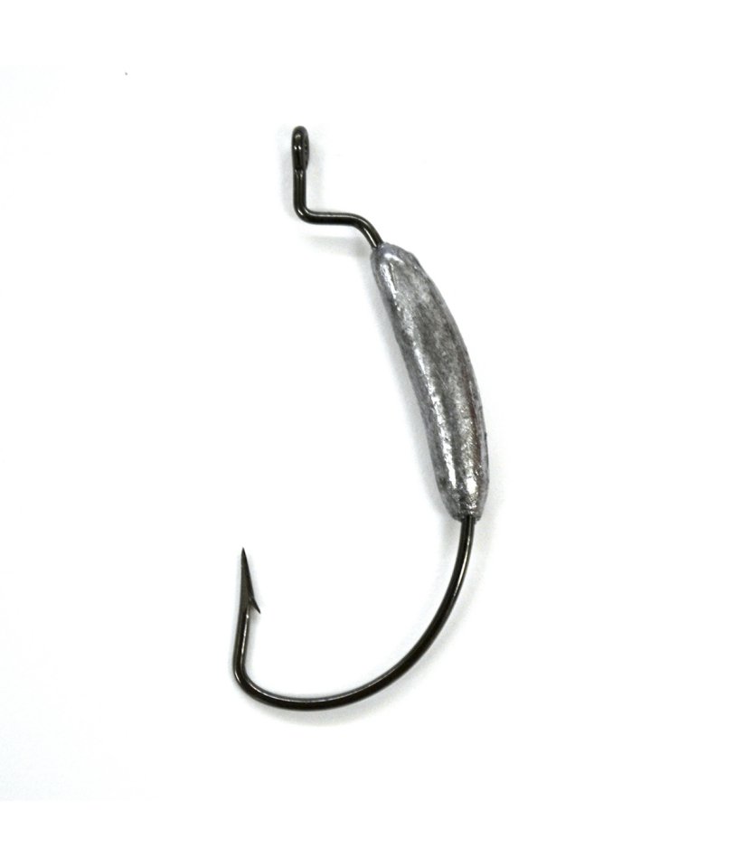 Eagle Claw Weighted Wide Gape Worm Hook