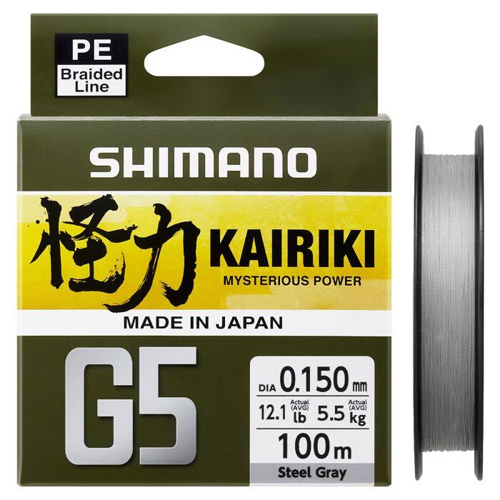 Shimano Kairiki G5 100m Steel Grey Braid