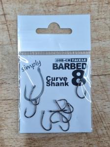Simply Curve Shank Hooks Barbed 8