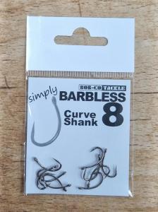 Simply Curve Shank Hooks Barbless 8