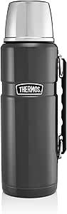 Thermos Stainless King 1.2 Litre Flask Gun Metal