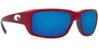 Costa Fantail USA Red Frame : Blue Mirror : Glass
