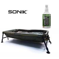 Sonik SK-TEK Framed Cradle with Antiseptic Fish Care Spray