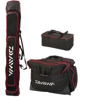 Daiwa Team Deluxe Red Holdall - Carryall AND Cool Bag Deal