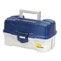 Plano Two Tray Tackle Box Blue & White