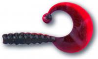 Quantum Curly B-Bobbles 3.5cm Soft Garlic Lures Black & Red