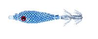 Zebco Ara Squid Lure 7cm Bluefish x 2