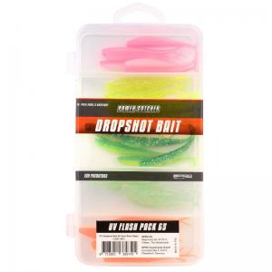 Spro Drop Shot Bait 6.5cm UV Flash Pack