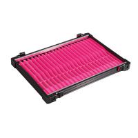 Rive Anodised Black Tray with Winders 22 x Pink