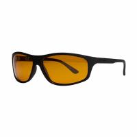 Nash Black Wrap Sunglasses Yellow Lens