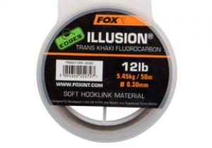 Fox Illusion Trans Khaki Soft Hooklink 50m