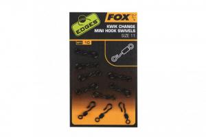 Fox Kwik Change Mini Hook Swivels Size 11