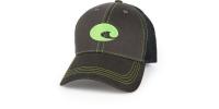 Costa Neon Trucker Graphite Twill Hat Green