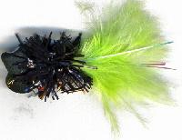 Essential Fly Booby Nymphs Fritz Black with Green Tail (3 Pack)
