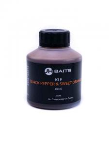 JH Baits KLF Black Pepper & Sweet Orange Glug 250ml