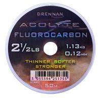 Drennan Acolyte Fluorocarbon Line 50m 0.12mm - 2.5lb