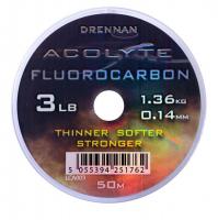 Drennan Acolyte Fluorocarbon Line 50m 0.14mm - 3lb