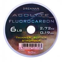 Drennan Acolyte Fluorocarbon Line 50m 0.19mm - 6lb