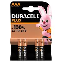 Duracell Plus Power AAA LR03 4 Pack