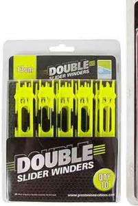 Preston Double Slider Winders 13cm - Yellow