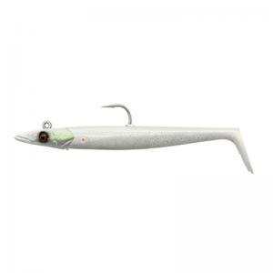 Savage Gear Sandeel V2 2+1 Lure & Spare Tail 14cm : White Pearl Silver