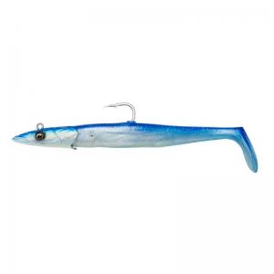 Savage Gear Sandeel V2 2+1 Lure & Spare Tail 14cm : Blue Pearl Silver