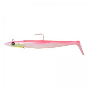 Savage Gear Sandeel V2 2+1 Lure & Spare Tail 14cm : Pink Pearl Silver