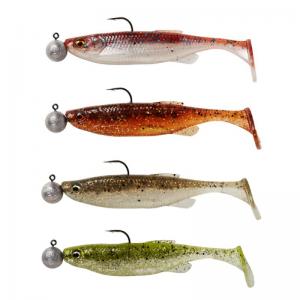 Savage Gear Fat Minnow T Tail Ready to Fish Lures 7.5cm : Clear Water Mix