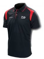 Daiwa Tournament Black & Red Polo Shirt