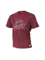 fortis-see-deeper-maroon-t-shirt